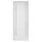 Trimlite 24"x96"x13/8" Primed 1Panel 2Step Interior Shaker 71/4" LH Prehung Door Satin Nickel Hinges 2080pri8491LH15714 - alternate 1